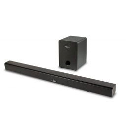 Soundbar AKAI ASB-6WSW, 2.1 canale, 70 W, Bluetooth, USB, HDMI, Aux in, Radio FM, afisaj LED, telecomanda