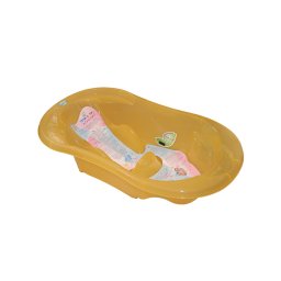 Cadita Bebe Cu Forma Anatomica TEGA Galben Transparent