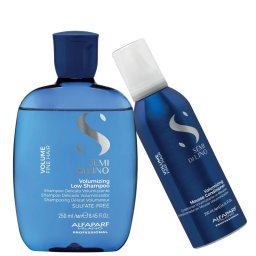 Kit ingrijire completa pentru par fara volum Alfaparf Semi di Lino Volumizing