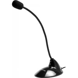 MICROFON SPACER desktop stand, jack 3.5mm, black "SP-MIC100"