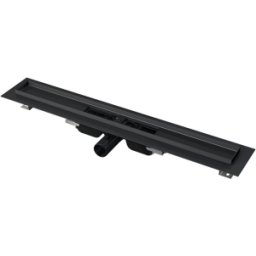 Rigola dus negru mat AlcaPlast APZ101BLACK-1450, H sapa 55 mm