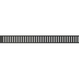 Gratar pentru canal de scurgere, negru mat, AlcaPlast model PURE-750BLACK