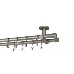 Galerie dubla picior universal -CAPACEL- dubla 19/19 - crom mat