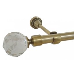 Galerie simpla fara inele KULA CRYSTAL 19 - AUR ANTIC