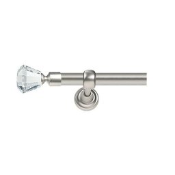 Galerie simpla - fara inele -CRISTAL CONE- fara inele - CROM MAT