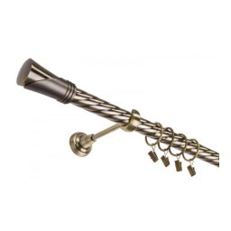 Galerie SIMPLA TWIST PRINDERE PERETE 25 MM -DUNCAN- AUR ANTIC
