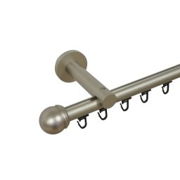 Galerie SIMPLA PRINDERE PERETE TEAVA PROFIL 19 MM -TODI MAX- CROM MAT