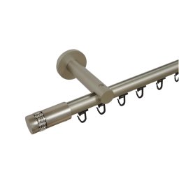 Galerie SIMPLA PRINDERE PERETE TEAVA PROFIL 19 MM -XANTOS- CROM MAT