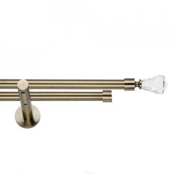 Galerie dubla CRISTAL CONE PICIOR UNIVERSAL- dubla fara inele 19/19 - AUR ANTIC