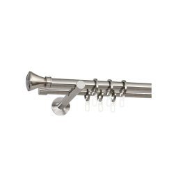 Galerie dubla pentru perete suport universal -PRINCE /19 - inox