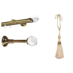 Set galerie dubla Kula Crystal aur antic , rozete Kula Crystal si Canafi Larissa