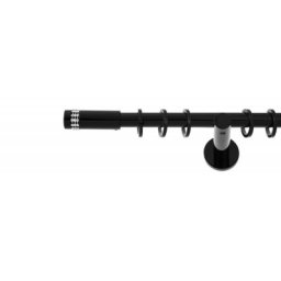 Galerie SIMPLA PRINDERE PERETE PICIOR UNIVERSAL 19 mm XANTOS NEGRU