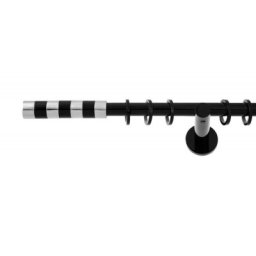 Galerie SIMPLA PRINDERE PERETE PICIOR UNIVERSAL 19 mm SIGMA NEGRU