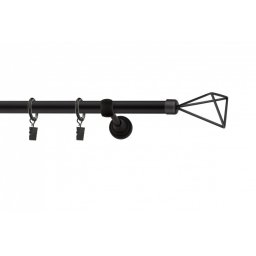 Galerie SIMPLA PRINDERE PERETE 19 mm SPACE NEGRU