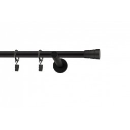 Galerie SIMPLA PRINDERE PERETE PICIOR UNIVERSAL 19 mm BASIC NEGRU