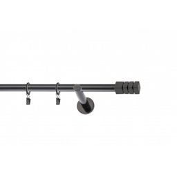 Galerie SIMPLA PRINDERE PERETE PICIOR UNIVERSAL 19 mm NORDIC NEGRU