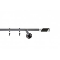 Galerie SIMPLA PRINDERE PERETE PICIOR UNIVERSAL 19 mm PARIS NEGRU