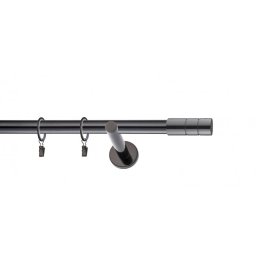 Galerie SIMPLA PRINDERE PERETE PICIOR UNIVERSAL 25 mm CILINDRU NEGRU