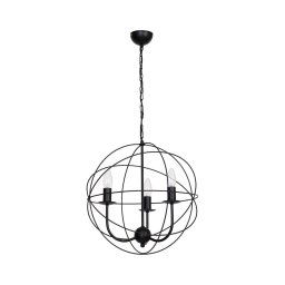 Lustra GLOBE 3 3xE14/60W negru