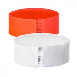 Set brățări de marcaj detașabile pentru vaci, portocaliu + alb, 10 buc.