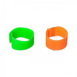 Set brățări de marcaj pentru oi și capre, verde + portocaliu, 10 buc.