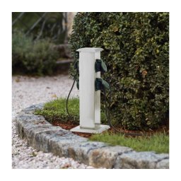 Stâlp de exterior cu prize PARK 4 verde IP44 EGLO 90748