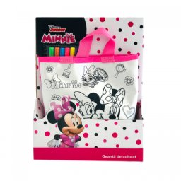 Geanta de colorat Minnie