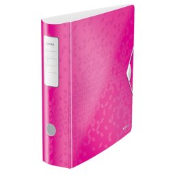 Biblioraft Leitz 180 Active WOW, polyfoam, A4, 82 mm, roz