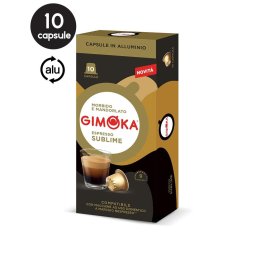 10 Capsule Aluminiu Gimoka Sublime - Compatibile Nespresso