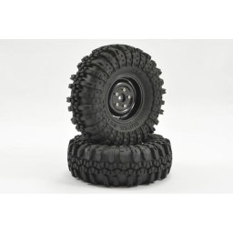 Set roti crawler Fastrax SWAMPER 1.9" Ø118mm, jante negre