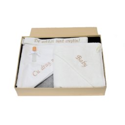 Trusou botez Premium Gri