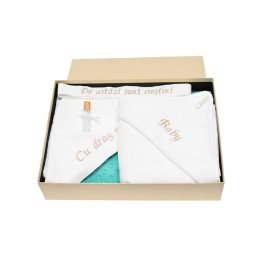 Trusou botez Premium Turquoise