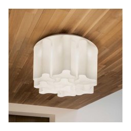 Ideal Lux - Plafonieră COMPO 10xE27/52W/230V Ø 73,5 cm alb