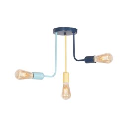 Lustră aplicată copii CANDELA 3xE27/60W/230V