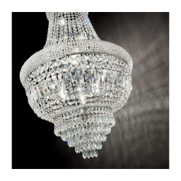Lustră de cristal pe lanț Ideal Lux DUBAI 10xE14/40W/230V