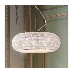 Ideal Lux - Lustra LED cu cristale pe cablu PASHA 14xE14/40W/230V, diam. 65 cm, crom