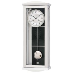 Ceas de perete AMS 2752, Mecanic, Argintiu