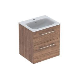 Set mobilier cu 2 sertare Geberit Selnova Square 60cm,nuc