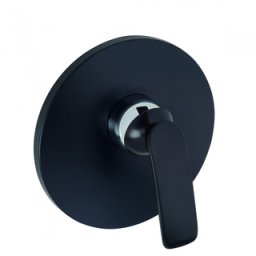 Baterie dus Kludi Balance negru mat,montaj incastrat