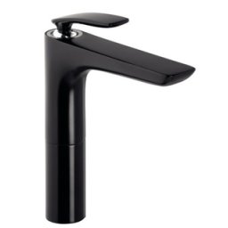 Baterie lavoar Kludi Balance 212 mm negru mat