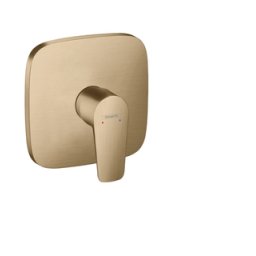 Baterie dus HansGrohe Talis E montaj incastrat bronz antichizat
