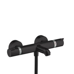 Baterie cada dus termostatata HansGrohe Ecostat 1001CL negru mat