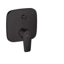 Baterie cada dus HansGrohe Talis E montaj incastrat negru mat