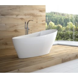 Cada freestanding Besco Keya 165x75cm,alba