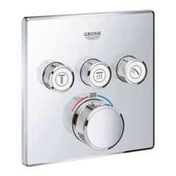 Baterie Grohe Grohtherm SmartControl 3 iesiri montaj incastrat