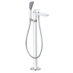 Baterie cada dus montaj pardoseala Kludi Balance White