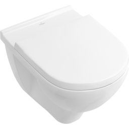 Set vas WC suspendat Villeroy & Boch O.Novo, cu capac soft close si quick release, alb