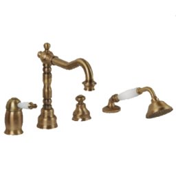 Baterie cada dus Bugnatese Oxford, bronz antichizat