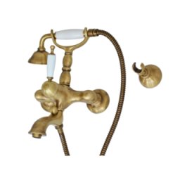 Baterie cada dus Bugnatese Oxford, bronz antichizat