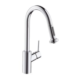 Baterie bucatarie HansGrohe Talis S2 dus extractibil